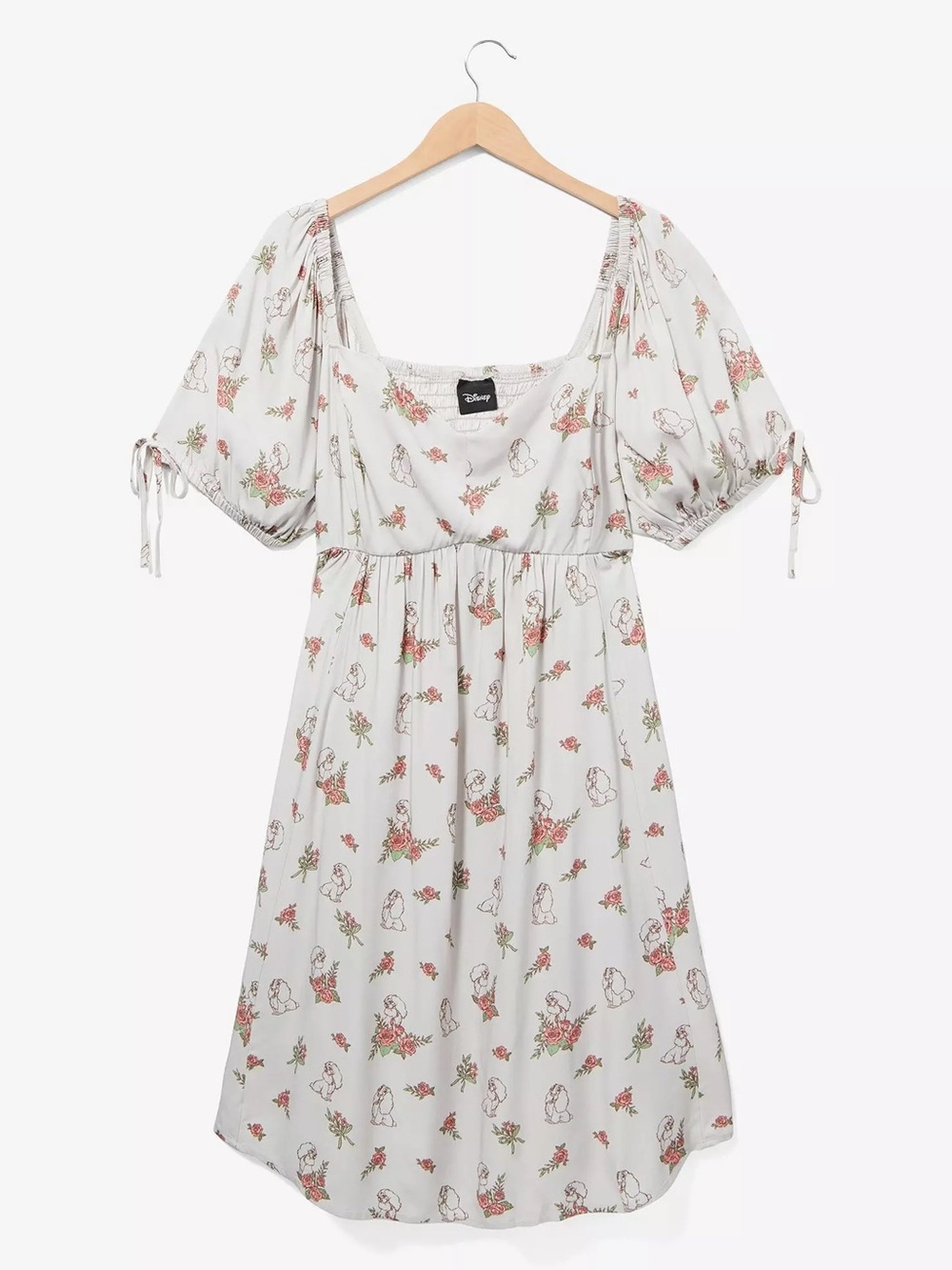Disney Lady and the Tramp Floral Lady Allover Print Dress Plus Size 2X